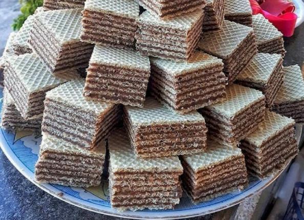 مواد اولیه مرغوب جهت تولید شیرینی میکادو زعفرانی